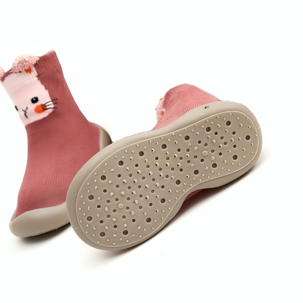 Kid's Anti-slip Soft Shoe Socks (2x Pair)